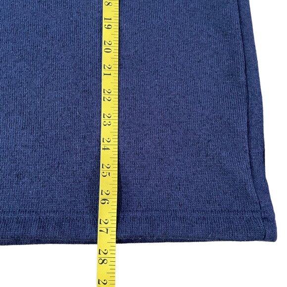 Under Armour Henley Sweater Men’s Size Medium Loose Fit Blue Coldgear - Picture 4 of 5